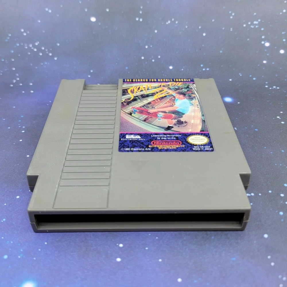 Skate or Die 2 (Nintendo Entertainment System NES) Video Game w/ Manual